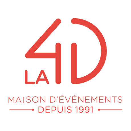 La 4D Logo rouge